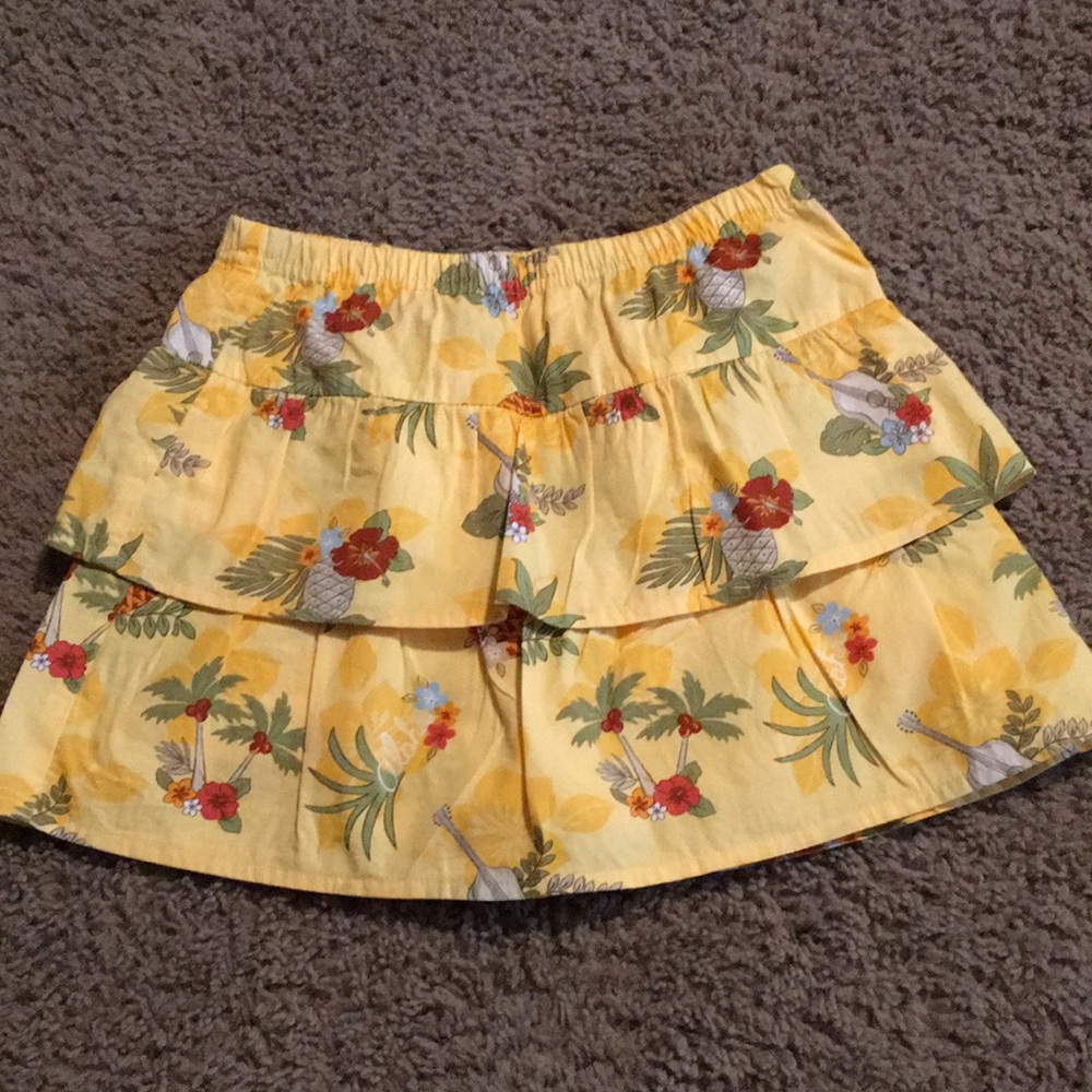 Vintage Gymboree Tuitty Fruity Tropical ruffle skort sz 6